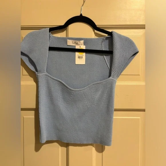 Lele Crop Top light blue - medium - Picture 2 of 4
